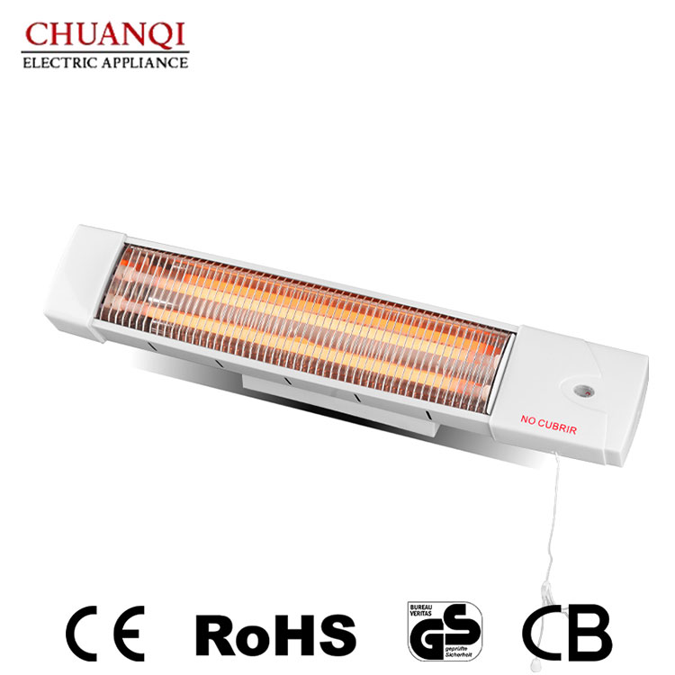 1200W 2 Tüplü Kuvars Duvara Monte Isıtıcı, Çekme Kablolu Anahtarla Ev Isıtmasını Nasıl Artırır?
